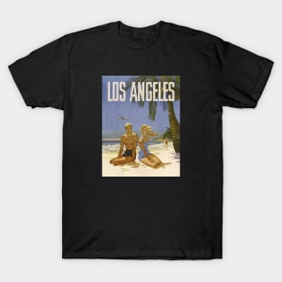 Vintage Los Angeles Travel Poster T-Shirt